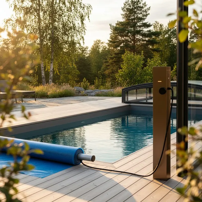 Poolskydd och poolautomation 2026 — säkerhet, energi och bekvämlighet