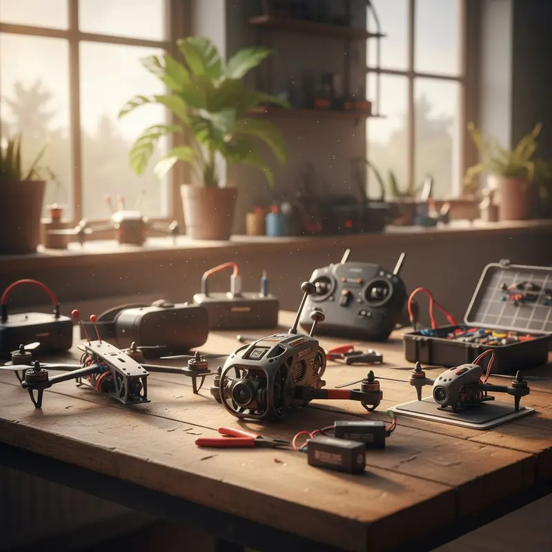 FPV & racingdrönare 2026 — guide till DJI Avata 2, goggles och byggsatser