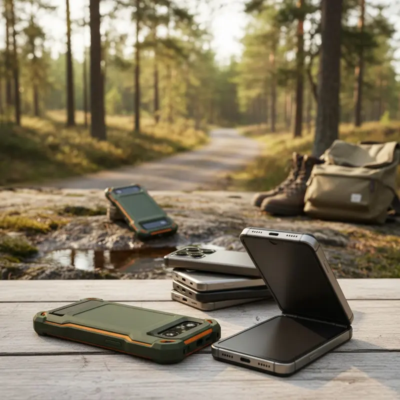 Foldables och rugged-telefoner 2026 – Nya telefoner för specifika behov