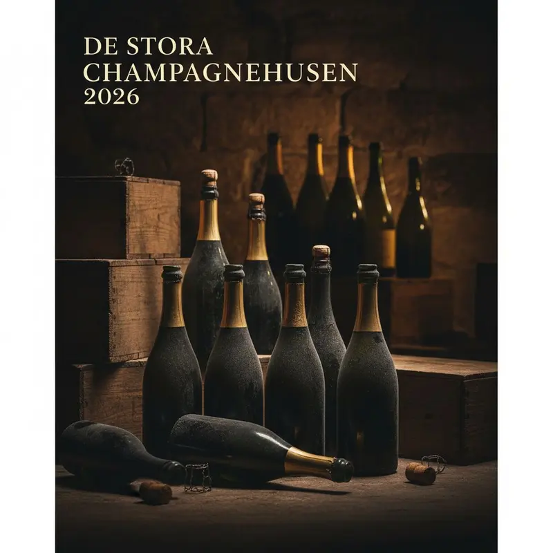 De stora champagnehusen 2026 — Moët, Veuve Clicquot, Dom Pérignon och resten