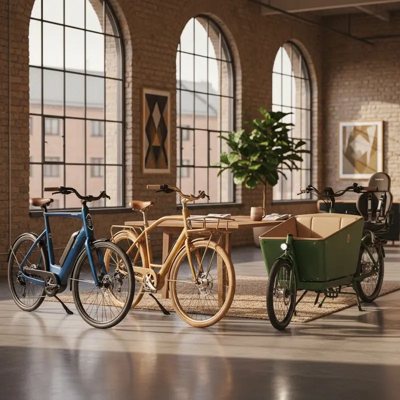 Premium elcyklar och mikromobilitet 2026 — Stromer, Riese & Müller, VanMoof-arvet