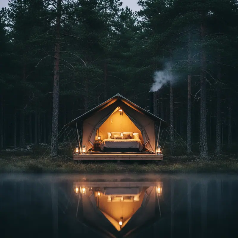Glamping i Sverige 2026 – så funkar det och var lyxen finns